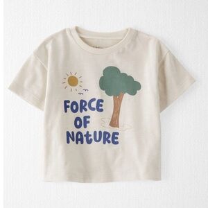 🪐Baby Organic Cotton Force of Nature Graphic Tee
